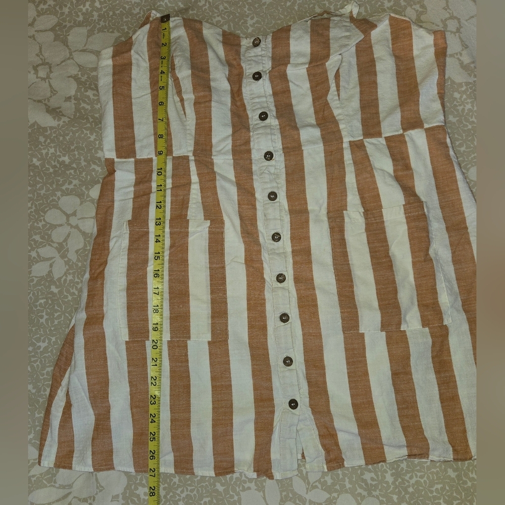 Forever 21 Tan and Cream Sleeveless Mini Dress - Picture 8 of 8